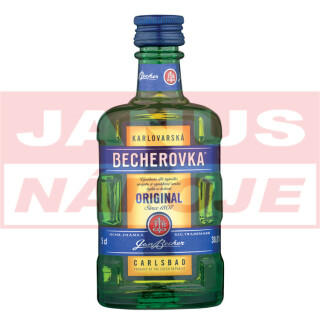 Mini Becherovka 38% 0,05L (holá fľaša)