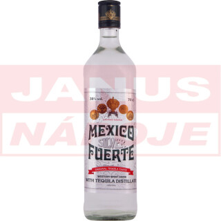 Tequila Mexico Fuerte Silver 38% 0,7L (holá fľaša)
