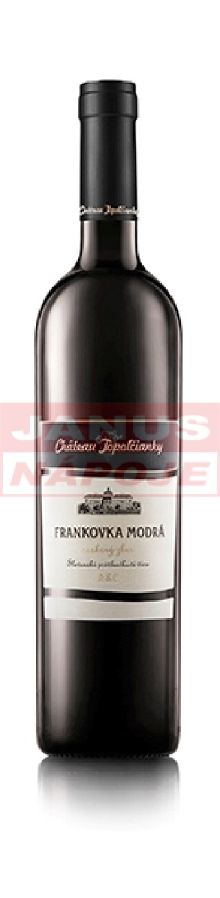 TOPOLČIANKY Frankovka Modrá 0,75L [suché] [neskorý zber]