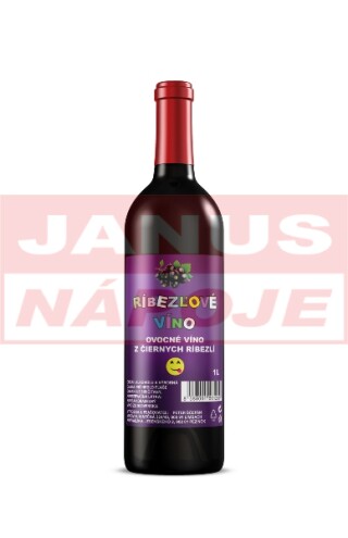 VINOVIN Ríbezľové víno 1l [polosladké]