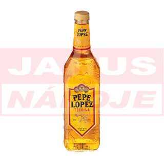 Tequila Pepe Lopez Gold 40% 0,7L (holá fľaša)