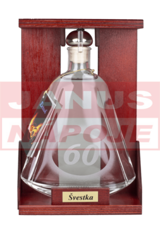 Detesk Slivovica "60" 40% 0,35l (drevená karzeta)