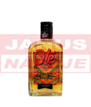 Tequila Olé Mexicana Gold 38% 0,7L (holá fľaša)