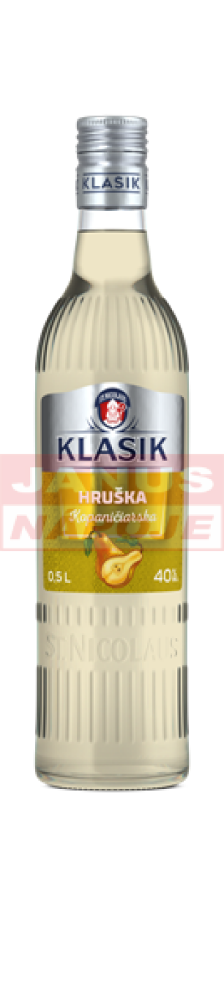 Kopaničiarska Hruška 40% 0,5L [ST-NICOLAUS] (holá fľaša)