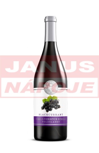 VINOVIN Blackcurrant 0,75l [polosladké][ribezľové][silver]