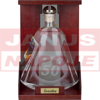 Detesk Slivovica "50" 40% 0,35l (drevená karzeta)