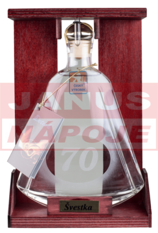 Detesk Slivovica "70" 40% 0,35l (drevená karzeta)