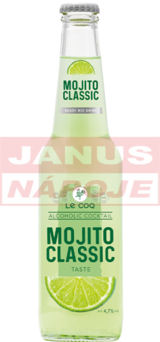 Mojito Cocktail Alkoholic 4,7% 0,33l (holá fľaša)