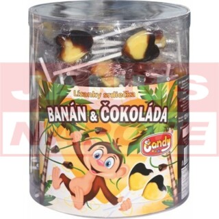 Lízanka Čokoláda / Banán 8g