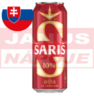 Šariš 10% 0,5L (plech)