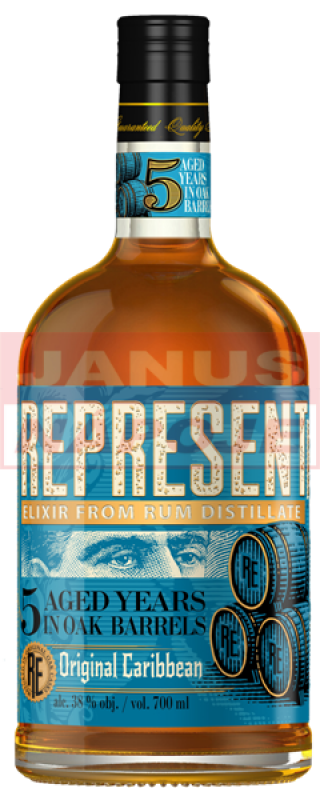 Represent 5y Black 38% 0,7l (holá fľaša)
