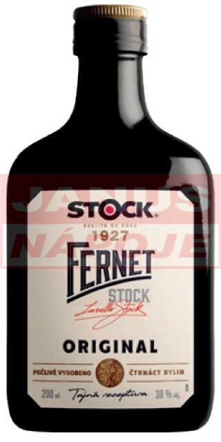Fernet 38% 0,2L [STOCK] (holá fľaša)