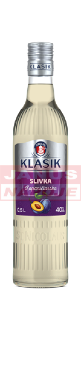 Kopaničiarska Slivka 40% 0,5L [ST-NICOLAUS] (holá fľaša)