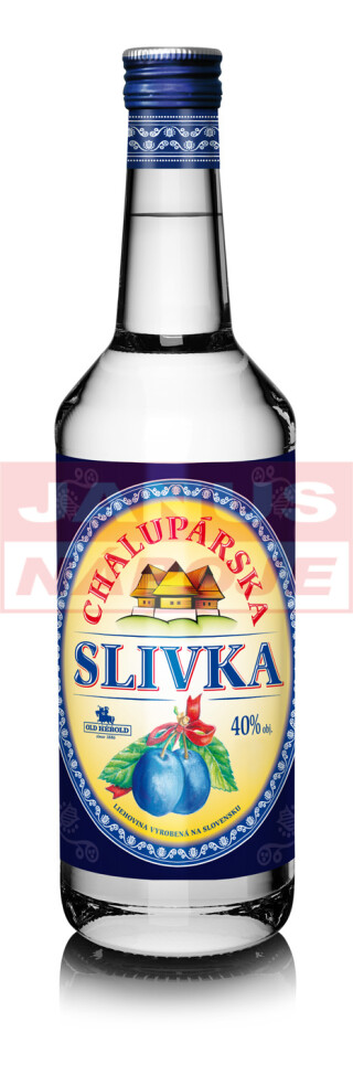 Slivka Chalupárska 40% 0,5L [OLD HEROLD] (holá fľaša)