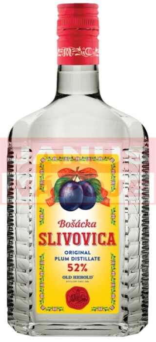 Slivovica Bošácka Hranatá 52% 0,7L [OLD HEROLD] (holá fľaša)
