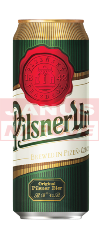 Pilsner Urquell 12% 0,5L (plech) Plzeň