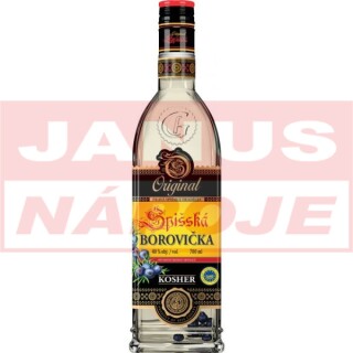 Spišská Borovička Original 40% 0,7L [GAS FAMILIA] (holá fľaša)