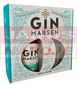 Marsen Gin 42% 0,7l (darčekové balenie s pohárom)