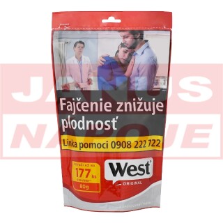 Tabak WEST Red 80g