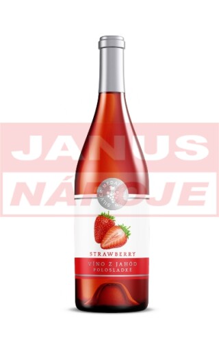 VINOVIN Strawberry 0,75l [polosladké][jahodové][silver]
