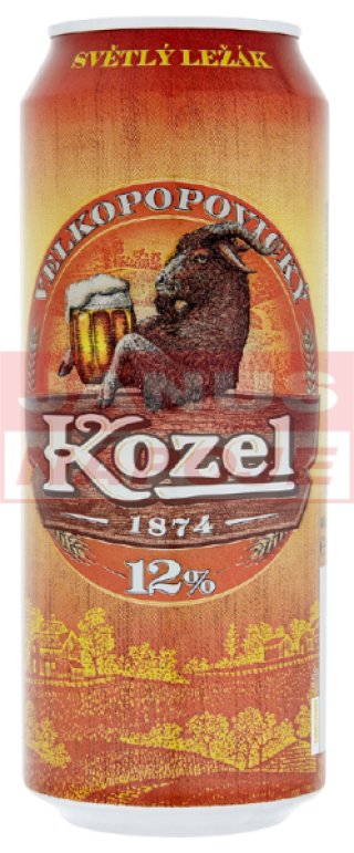 Kozel 12% 0,5L (plech)